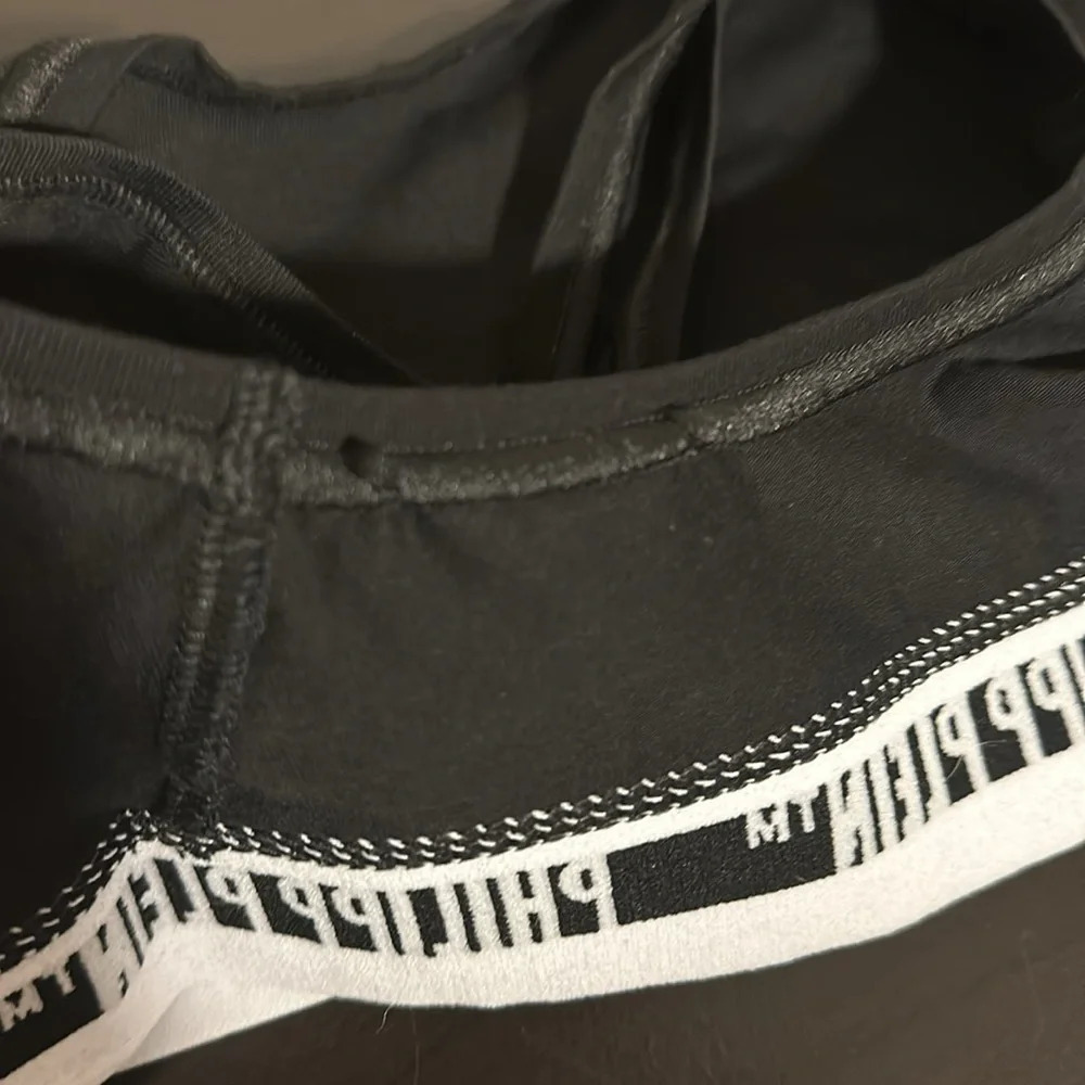 PHILIPP PLEIN black sports bra racer back band - Picture 5 of 6